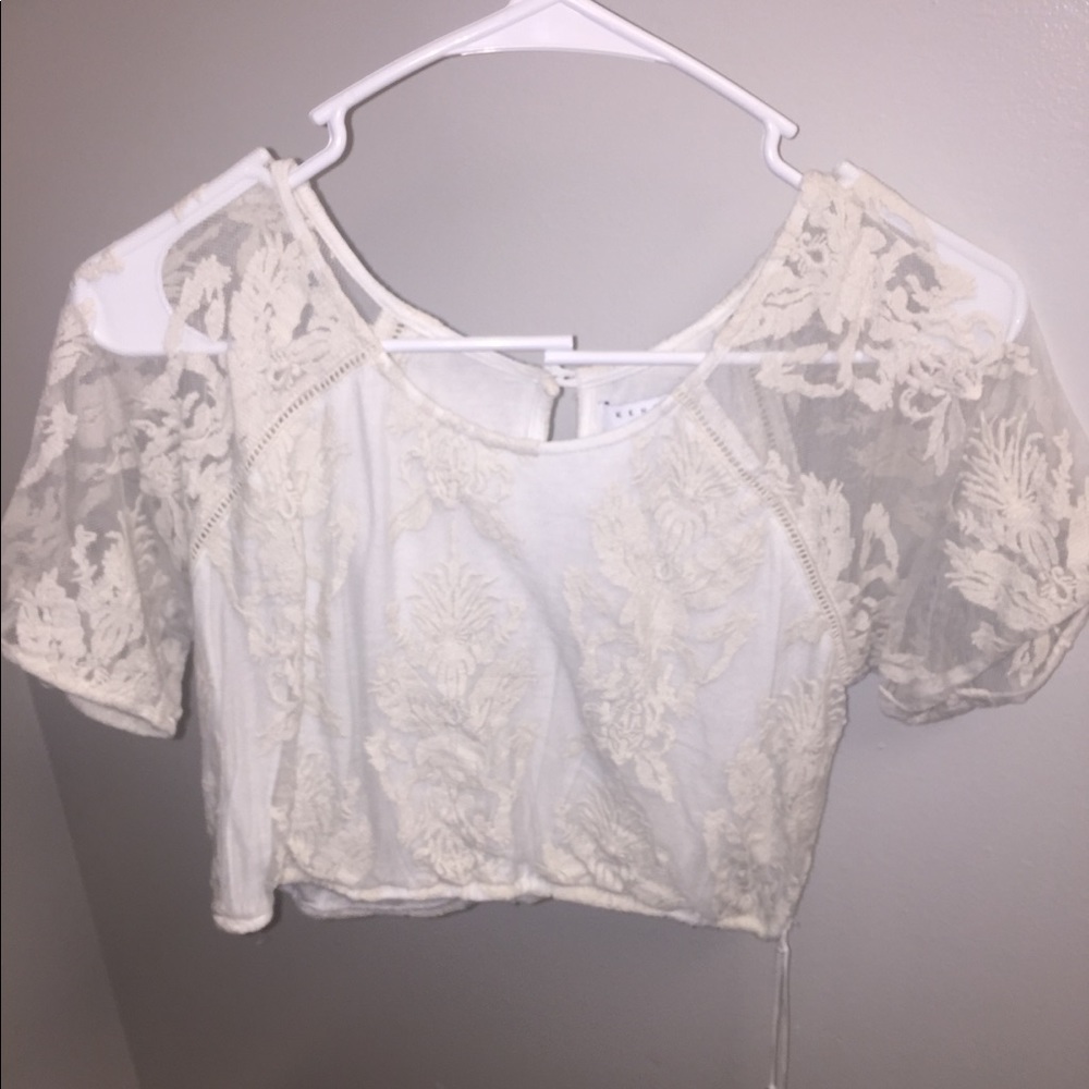 Mesh crop top